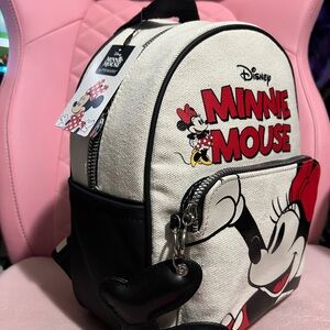 Primark Disney Minnie Mouse Backpack - Cream and Black